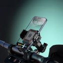 Kewig Uchwyt Motocyklowy na kierownicę KEWIG M33-A1 na telefon z ładowarką Qi 15W + PD 30W USB-C z systemem przeciwwstrząsowym na moto