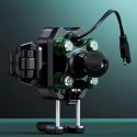 Kewig Uchwyt Motocyklowy na kierownicę KEWIG M33-A1 na telefon z ładowarką Qi 15W + PD 30W USB-C z systemem przeciwwstrząsowym na moto
