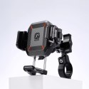 Kewig Uchwyt Motocyklowy na kierownicę KEWIG M33-A1 na telefon z ładowarką Qi 15W + PD 30W USB-C z systemem przeciwwstrząsowym na moto