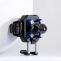 Kewig Uchwyt Motocyklowy na kierownicę KEWIG M33-A1 na telefon z ładowarką Qi 15W + PD 30W USB-C z systemem przeciwwstrząsowym na moto