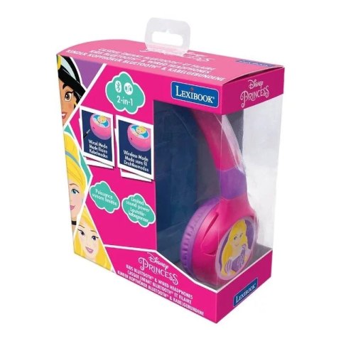 Lexibook Słuchawki bezprzewodowe 2w1 Disney Princess Lexibook Bluetooth Lexibook Słuchawki bezprzewodowe 2w1 Disney Princess Lexibook Bluetooth