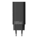 Vention Ładowarka Sieciowa Vention FEDB0-EU 2xUSB-C USB-A GaN 65W Czarna