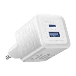 Vention Ładowarka Sieciowa Vention FEQW0-EU USB-C USB-A GaN 30W Biała
