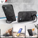Alogy Etui do Samsung Galaxy S25+ Plus pancerne Slide Case Ring obudowa ochrona aparatu Alogy CamGuard Pro czarne