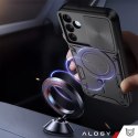 Alogy Etui do Samsung Galaxy S25+ Plus pancerne Slide Case Ring obudowa ochrona aparatu Alogy CamGuard Pro czarne