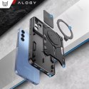Alogy Etui do Samsung Galaxy S25+ Plus pancerne Slide Case Ring obudowa ochrona aparatu Alogy CamGuard Pro czarne