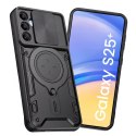 Alogy Etui do Samsung Galaxy S25+ Plus pancerne Slide Case Ring obudowa ochrona aparatu Alogy CamGuard Pro czarne