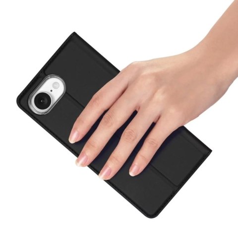 Dux Ducis Etui do Apple iPhone 16e / SE 4 2025 obudowa ochronna Dux Ducis z klapką Skin Pro Czarna Dux Ducis Etui do Apple iPhone 16e / SE 4 2025 obudowa ochronna Dux Ducis z klapką Skin Pro Czarna