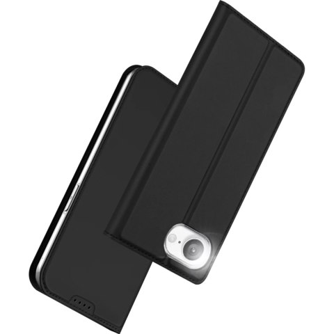 Dux Ducis Etui do Apple iPhone 16e / SE 4 2025 obudowa ochronna Dux Ducis z klapką Skin Pro Czarna Dux Ducis Etui do Apple iPhone 16e / SE 4 2025 obudowa ochronna Dux Ducis z klapką Skin Pro Czarna