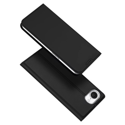 Dux Ducis Etui do Apple iPhone 16e / SE 4 2025 obudowa ochronna Dux Ducis z klapką Skin Pro Czarna Dux Ducis Etui do Apple iPhone 16e / SE 4 2025 obudowa ochronna Dux Ducis z klapką Skin Pro Czarna