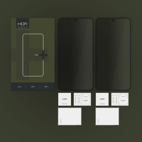Hofi Szkło Prywatności do Samsung Galaxy S25 Hofi Anti Spy Glass Pro+ 2-Pack 9H Hofi Szkło Prywatności do Samsung Galaxy S25 Hofi Anti Spy Glass Pro+ 2-Pack 9H