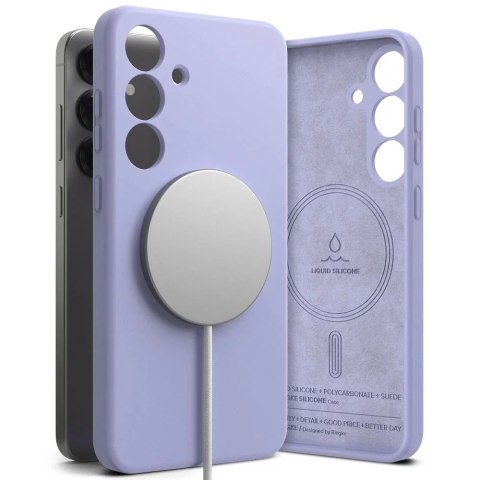 Ringke Etui do Samsung Galaxy S25 Plus Lavender Ringke Silicone Magnetic MagSafe Ringke Etui do Samsung Galaxy S25 Plus Lavender Ringke Silicone Magnetic MagSafe