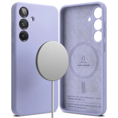 Ringke Etui do Samsung Galaxy S25 Plus Lavender Ringke Silicone Magnetic MagSafe Ringke Etui do Samsung Galaxy S25 Plus Lavender Ringke Silicone Magnetic MagSafe