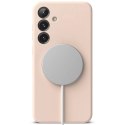 Ringke Etui do Samsung Galaxy S25 Plus Pink Sand Ringke Silicone Magnetic MagSafe