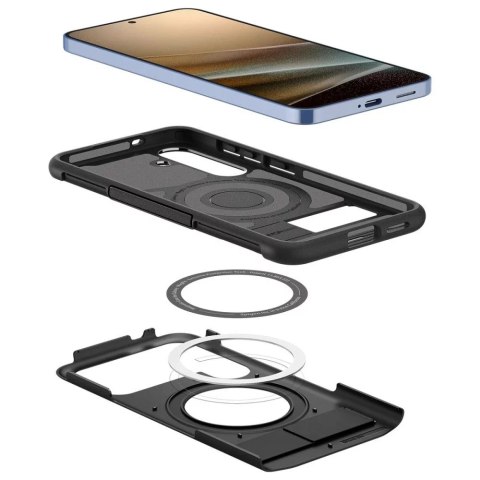 Spigen Etui do Samsung Galaxy S25 Black Spigen Slim Armor Mag MagSafe Spigen Etui do Samsung Galaxy S25 Black Spigen Slim Armor Mag MagSafe