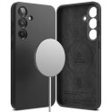 Spigen Etui do Samsung Galaxy S25 Plus Black Ringke Silicone Magnetic MagSafe