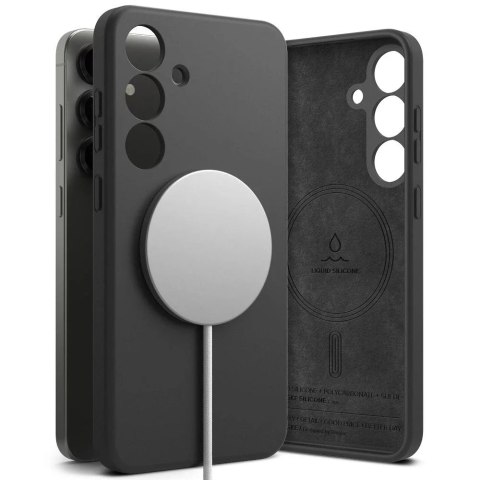Spigen Etui do Samsung Galaxy S25 Plus Black Ringke Silicone Magnetic MagSafe Spigen Etui do Samsung Galaxy S25 Plus Black Ringke Silicone Magnetic MagSafe