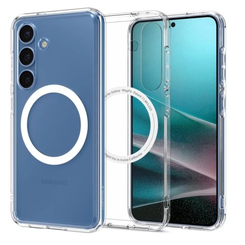 Spigen Etui do Samsung Galaxy S25 Plus Clear/White Spigen Ultra Hybrid Mag MagSafe Spigen Etui do Samsung Galaxy S25 Plus Clear/White Spigen Ultra Hybrid Mag MagSafe