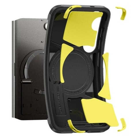 Spigen Etui do Samsung Galaxy S25 Plus Gunmetal Spigen Tough Armor Mag MagSafe Spigen Etui do Samsung Galaxy S25 Plus Gunmetal Spigen Tough Armor Mag MagSafe