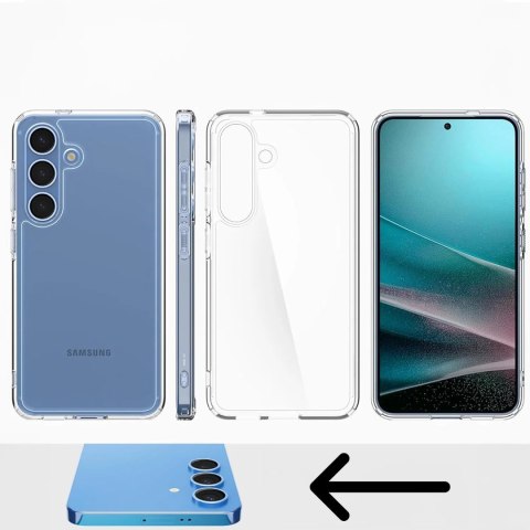 Spigen Etui do Samsung Galaxy S25 Plus Spigen Ultra Hybrid Case Pokrowiec Przezroczyste Spigen Etui do Samsung Galaxy S25 Plus Spigen Ultra Hybrid Case Pokrowiec Przezroczyste