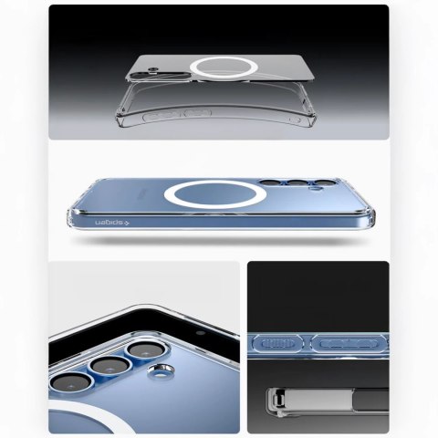 Spigen Etui do Samsung Galaxy S25 Spigen Ultra Hybrid Mag MagFit Case Obudowa Przezroczyste Spigen Etui do Samsung Galaxy S25 Spigen Ultra Hybrid Mag MagFit Case Obudowa Przezroczyste