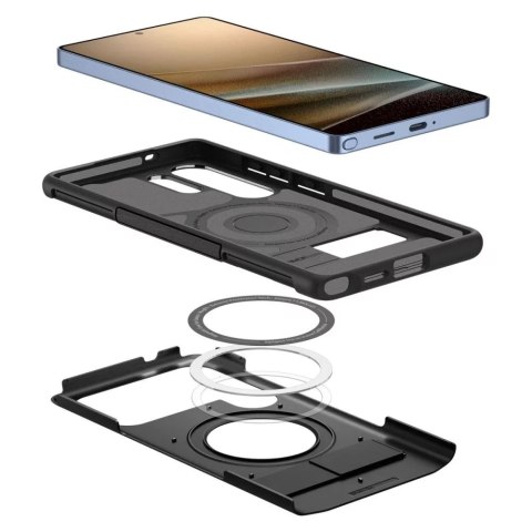 Spigen Etui do Samsung Galaxy S25 Ultra Black Spigen Slim Armor Mag MagSafe Spigen Etui do Samsung Galaxy S25 Ultra Black Spigen Slim Armor Mag MagSafe