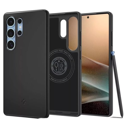 Spigen Etui do Samsung Galaxy S25 Ultra Black Spigen Thin Fit Mag MagSafe Spigen Etui do Samsung Galaxy S25 Ultra Black Spigen Thin Fit Mag MagSafe