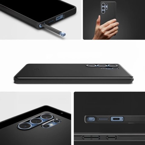 Spigen Etui do Samsung Galaxy S25 Ultra Black Spigen Thin Fit Mag MagSafe Spigen Etui do Samsung Galaxy S25 Ultra Black Spigen Thin Fit Mag MagSafe