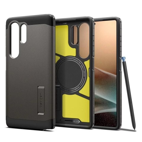 Spigen Etui do Samsung Galaxy S25 Ultra Gunmetal Spigen Tough Armor Mag MagSafe Spigen Etui do Samsung Galaxy S25 Ultra Gunmetal Spigen Tough Armor Mag MagSafe