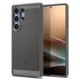 Spigen Etui do Samsung Galaxy S25 Ultra Marble Grey Spigen Rugged Armor Mag MagSafe