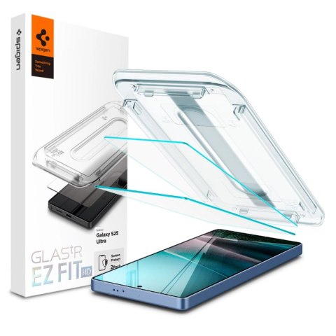 Spigen Szkło Hartowane do Samsung Galaxy S25 Ultra Spigen Glas.TR EZ Fit HD 2-Pack Clear Spigen Szkło Hartowane do Samsung Galaxy S25 Ultra Spigen Glas.TR EZ Fit HD 2-Pack Clear