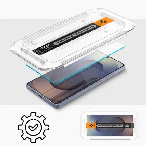 Spigen Szkło Hartowane do Samsung Galaxy S25 Ultra Spigen Glas.TR EZ Fit HD 2-Pack Clear Spigen Szkło Hartowane do Samsung Galaxy S25 Ultra Spigen Glas.TR EZ Fit HD 2-Pack Clear