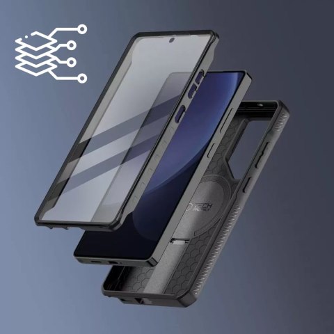 Tech-Protect Etui do Samsung Galaxy S25 Ultra obudowa ochronna Tech-Protect Kevlar MagSafe+ Black Tech-Protect Etui do Samsung Galaxy S25 Ultra obudowa ochronna Tech-Protect Kevlar MagSafe+ Black