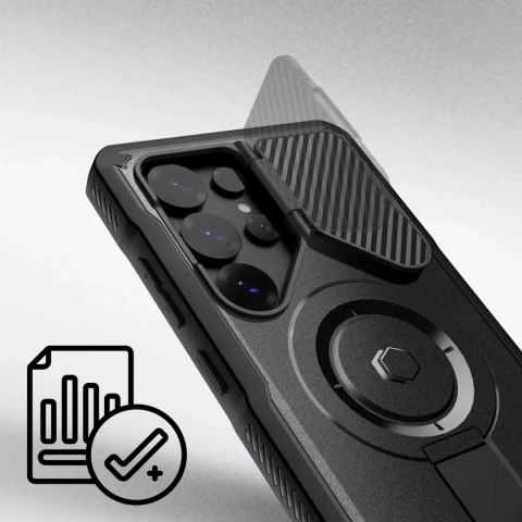 Tech-Protect Etui do Samsung Galaxy S25 Ultra obudowa ochronna Tech-Protect Kevlar MagSafe+ Black Tech-Protect Etui do Samsung Galaxy S25 Ultra obudowa ochronna Tech-Protect Kevlar MagSafe+ Black