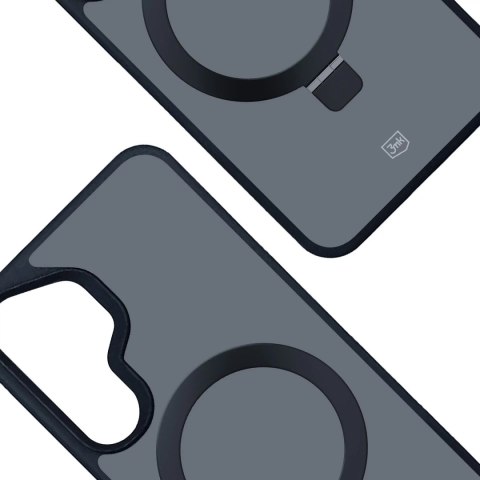 3mk Etui do Samsung Galaxy S25+ Plus 3mk Smoke Case Mag&Stand MagSafe Black 3mk Etui do Samsung Galaxy S25+ Plus 3mk Smoke Case Mag&Stand MagSafe Black