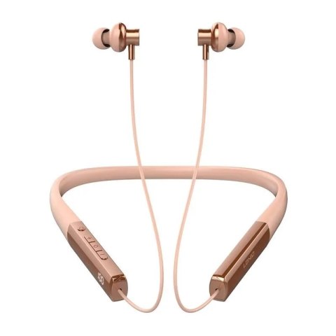 4kom.pl Słuchawki Bezprzewodowe Neckband LDNIO N01 Bluetooth 5.3 50h Różowe Złoto 4kom.pl Słuchawki Bezprzewodowe Neckband LDNIO N01 Bluetooth 5.3 50h Różowe Złoto