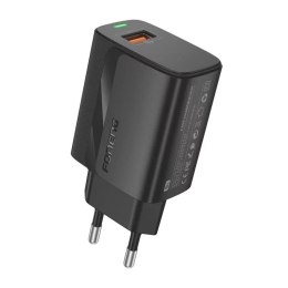 Foneng Ładowarka Foneng EU64 USB-A 20W QC3.0 PPS FCP LED Czarna