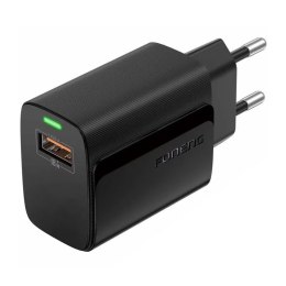 Foneng Ładowarka Foneng EU64 USB-A 20W QC3.0 PPS FCP LED Czarna