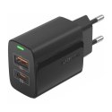 Foneng Ładowarka Foneng EU66 USB-C + USB-A 20W QC3.0 PPS FCP LED Czarna