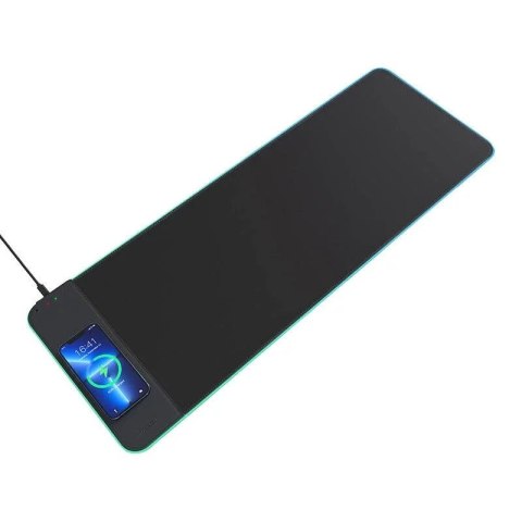 ProducentTymczasowy Podkładka pod mysz z funkcją ładowania bezprzewodowego Choetech T543-F-ACBK 15W (czarna) ProducentTymczasowy Podkładka pod mysz z funkcją ładowania bezprzewodowego Choetech T543-F-ACBK 15W (czarna)