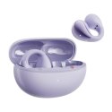 QCY Słuchawki Bezprzewodowe QCY Crossky Clip T33 Bluetooth 5.4 30h Fioletowe