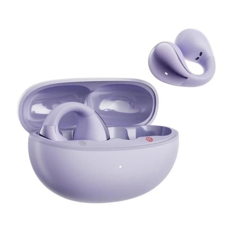 QCY Słuchawki Bezprzewodowe QCY Crossky Clip T33 Bluetooth 5.4 30h Fioletowe QCY Słuchawki Bezprzewodowe QCY Crossky Clip T33 Bluetooth 5.4 30h Fioletowe