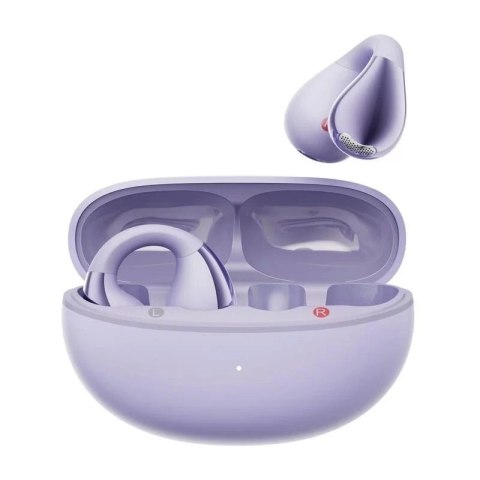 QCY Słuchawki Bezprzewodowe QCY Crossky Clip T33 Bluetooth 5.4 30h Fioletowe QCY Słuchawki Bezprzewodowe QCY Crossky Clip T33 Bluetooth 5.4 30h Fioletowe