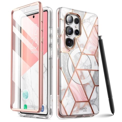 SUPCASE Etui do Samsung Galaxy S25 Ultra Supcase Cosmo Mag MagSafe Marble