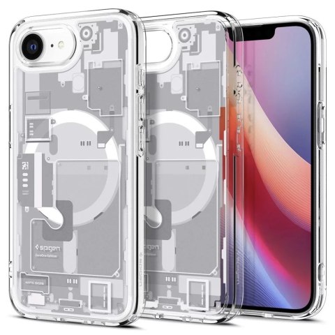 Spigen Etui Spigen Ultra Hybrid Mag MagSafe do iPhone 16E Zero One White Spigen Etui Spigen Ultra Hybrid Mag MagSafe do iPhone 16E Zero One White