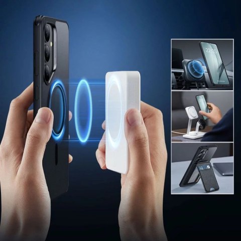Spigen Etui do Samsung Galaxy S25+ Plus Frosted Black ESR Classic Hybrid HaloLock MagSafe Spigen Etui do Samsung Galaxy S25+ Plus Frosted Black ESR Classic Hybrid HaloLock MagSafe
