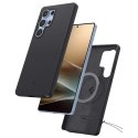 Spigen Etui do Samsung Galaxy S25 Ultra Black Spigen Silicone Fit Mag MagSafe