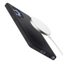Spigen Etui do Samsung Galaxy S25 Ultra Black Spigen Silicone Fit Mag MagSafe