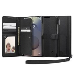Spigen Etui do Samsung Galaxy S25 Ultra Black Spigen Wallet 