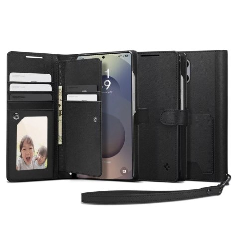 Spigen Etui do Samsung Galaxy S25 Ultra Black Spigen Wallet "S" Spigen Etui do Samsung Galaxy S25 Ultra Black Spigen Wallet "S"
